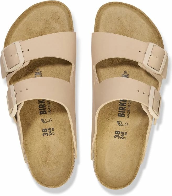 Papuqe për femra Birkenstock, të kremta