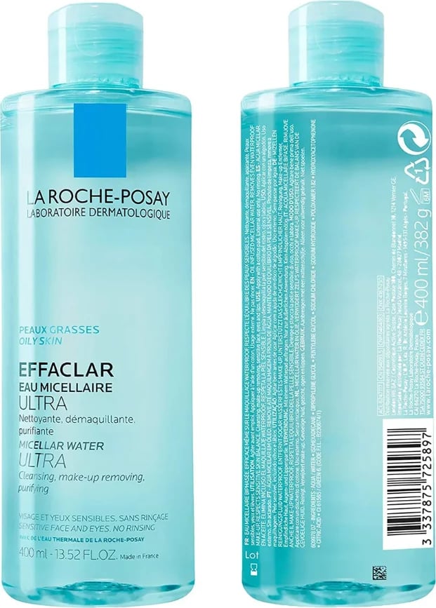 Ujë micelar La Roche Posay, Effaclar, 400 ml 