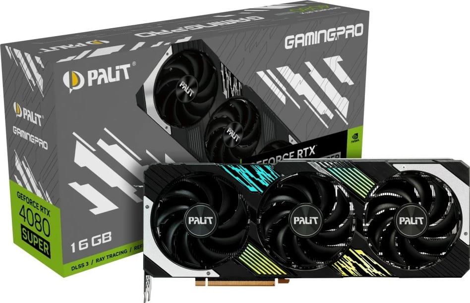 Kartelë grafike Palit NED408S019T2-1032A, GeForce RTX 4080 SUPER, 16 GB, GDDR6X, PCI Express 4.0