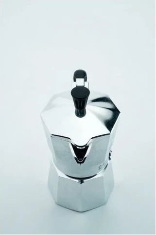 Bialetti Moka Express 3TZ, 150 ml, ngjyrë argjendi