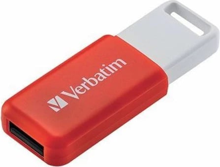 Flash Drive USB Verbatim DataBar, 16GB, e kuqe 