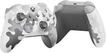 Gamepad Microsoft Xbox Wireless Controller Arctic Camo Special Edition, Bluetooth, Gri, Bardhë