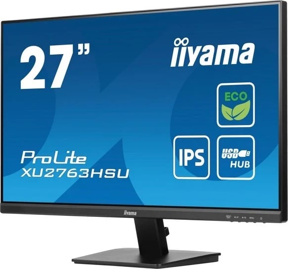 Monitor iiyama ProLite XU2763HSU-B1, 27 inç, Full HD, IPS, zi