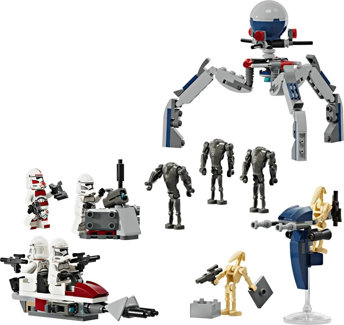 Set Lego Star Wars 75372 Clone Trooper & Battle Droid Battle Pack