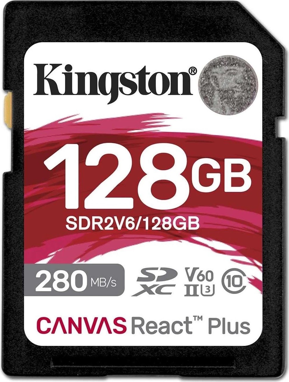 Kartelë memorje Kingston Canvas React Plus SDXC, 128GB, UHS-II, 280R/100W, U3 V60