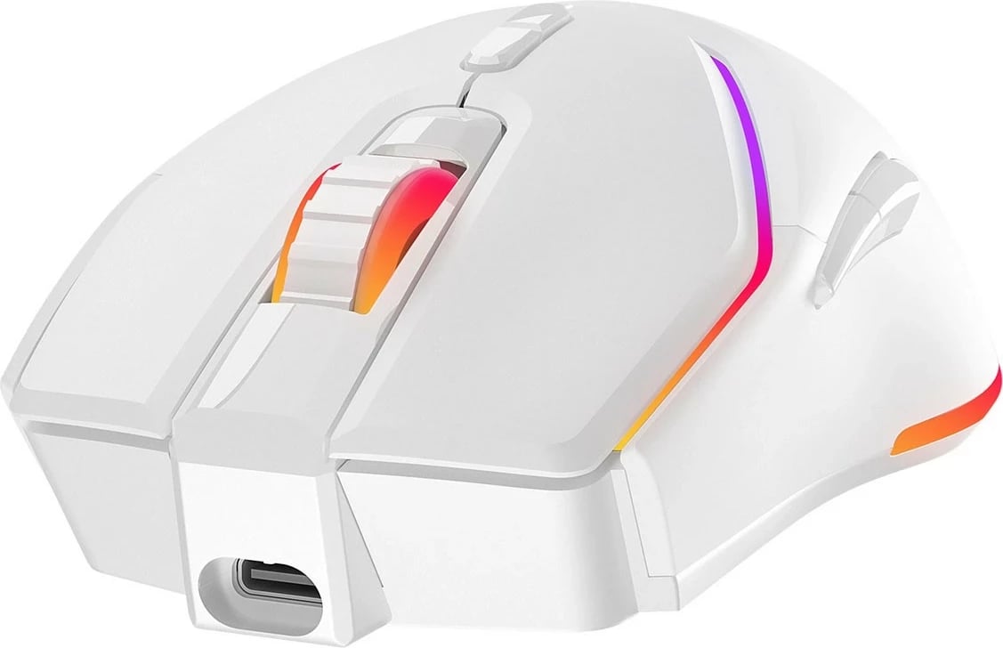 Maus gaming Rampage VORTEX M1, RGB, 4800 DPI, i bardhë