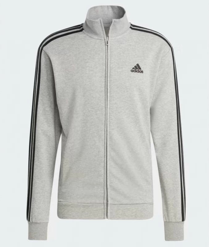 Trenerka për meshkuj Adidas French Terry, të zeza/hiri