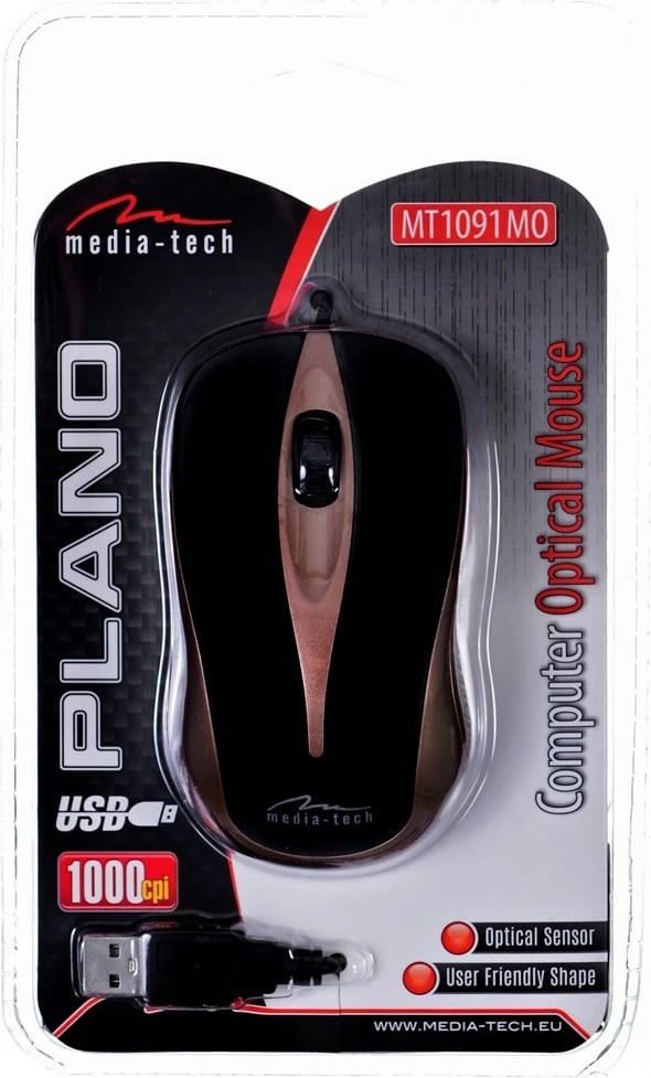 Maus Media-Tech Plano USB Optical 800 DPI