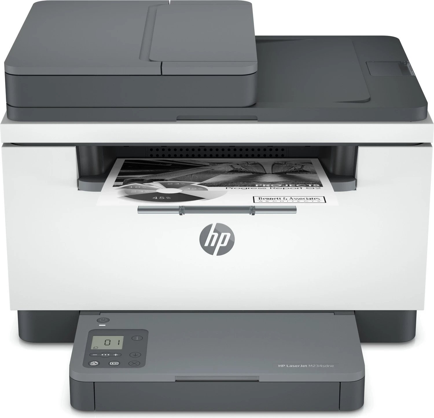 Printer HP LaserJet MFP M234SDNE, Mono Duplex, i bardhë / i zi