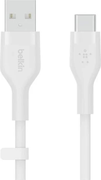 Kabëll Belkin CAB008bt, USB-A në USB-C, 3.0m, bardhë