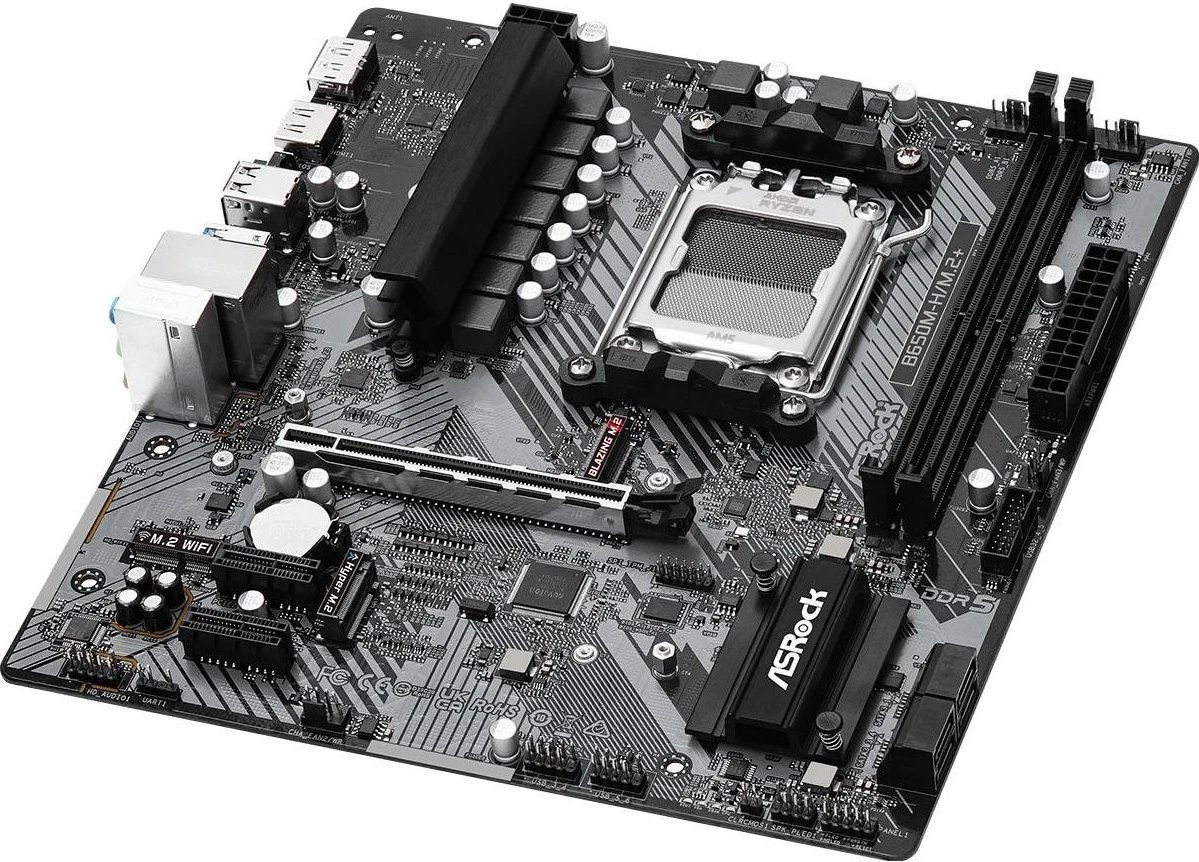 Pllakë amë ASRock B650M-H/M.2+, Socket AM5, DDR5