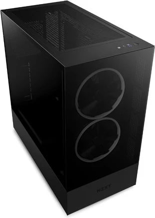 Kasë NZXT H5 Elite, midi Tower, 1 x USB 3.1, 1 x USB-C 3.1, audio, e zezë