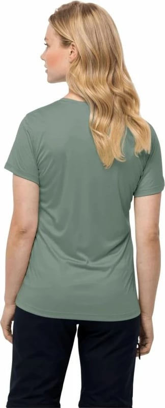 Maicë Jack Wolfskin Tech Tee për femra, jeshile