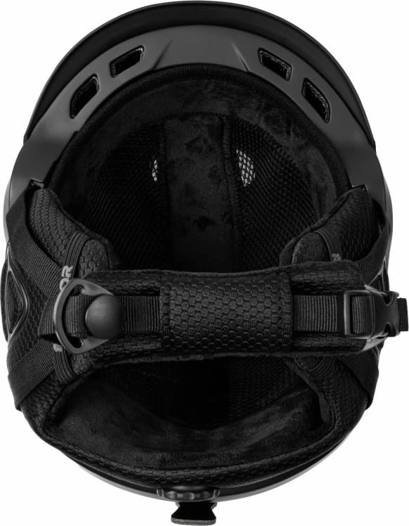 Helmetë skijimi Meteor, unisex, e zezë