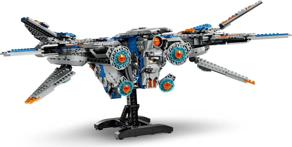 Set LEGO Marvel 76286 Milano Spaceship, 5 minifigura, Blu dhe Portokalli