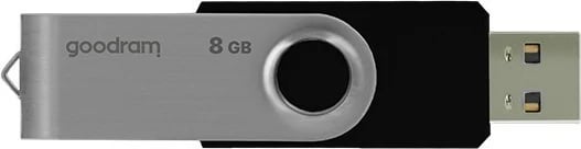 USB Goodram UTS2, 8 GB, e zezë, argjend