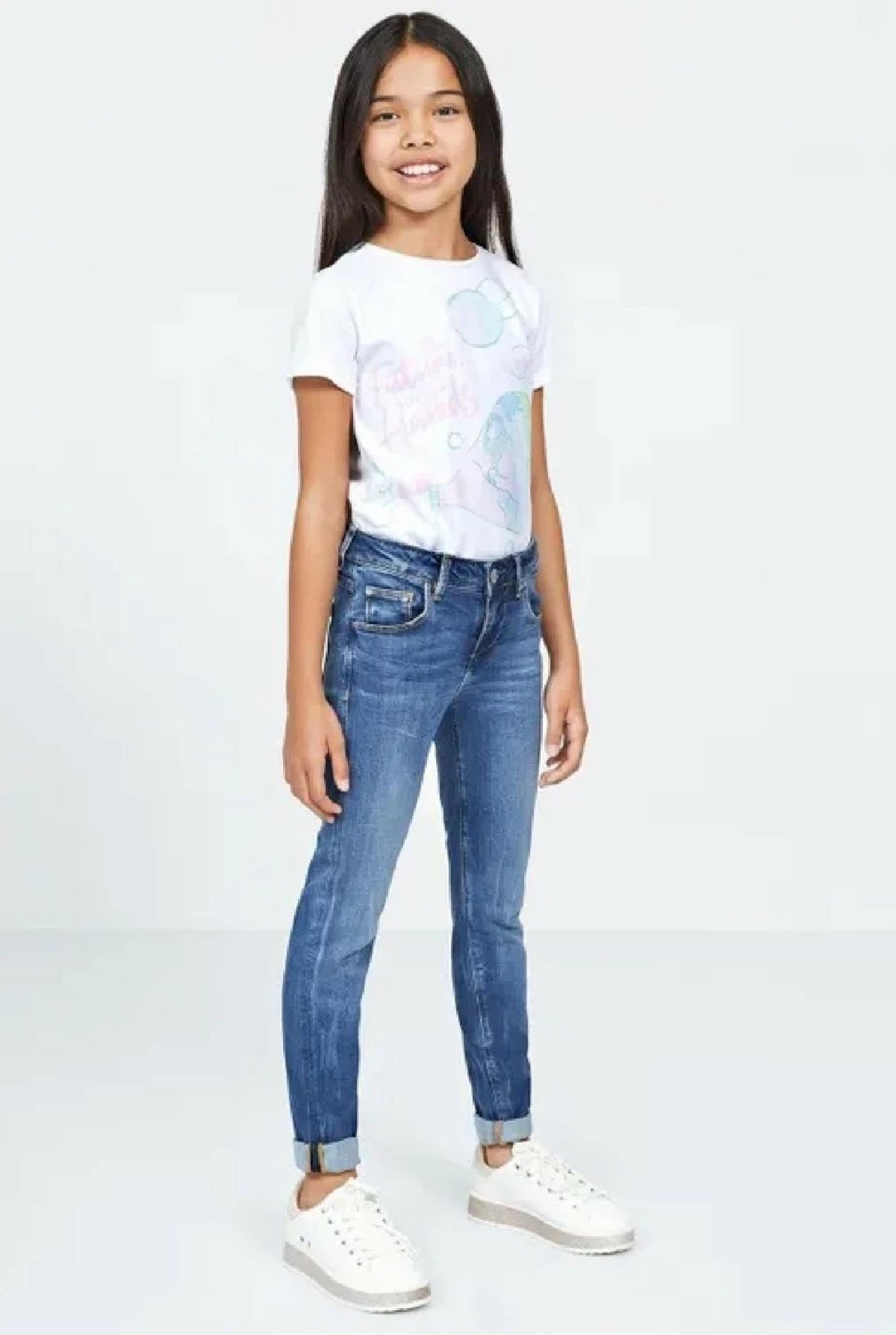 Pantallona xhins Guess për vajza, jeans blue