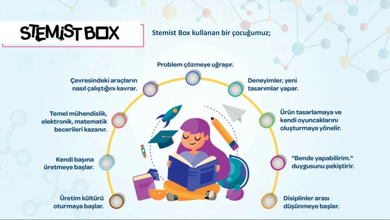 Puzzle Stemist Box Zippy, ahşap rengi