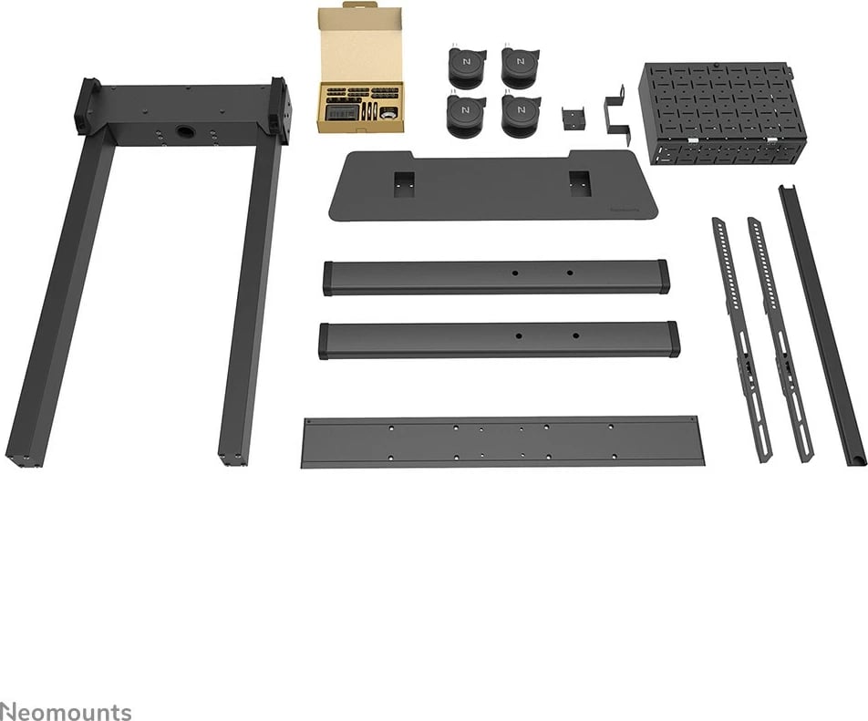 Stendë dyshemeje motorike Neomounts FL55-875BL1, 100", 110 kg, e zezë