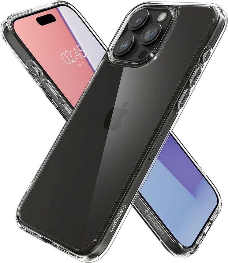 Mbështjellëse Spigen iPhone 15 Pro Max, transparente