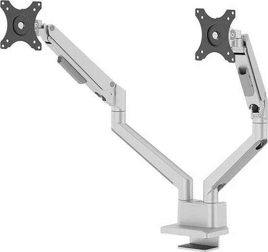 Krah monitori Neomounts DS70-250SL2, Clamp/Grommet, 9 kg, 43.2 cm (17"), 81.3 cm (32"), 100 x 100 mm, Argjendtë