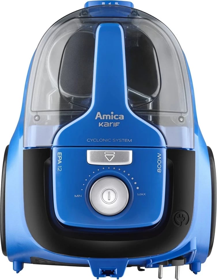 Fshesë me korrent Amica VI2041, 1.5 L, 800 W, Pa qese, Blu