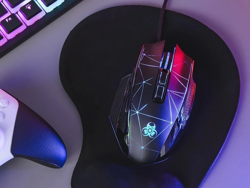 Maus Tracer GameZone SPACE, RGB, 7200 DPI, i zi