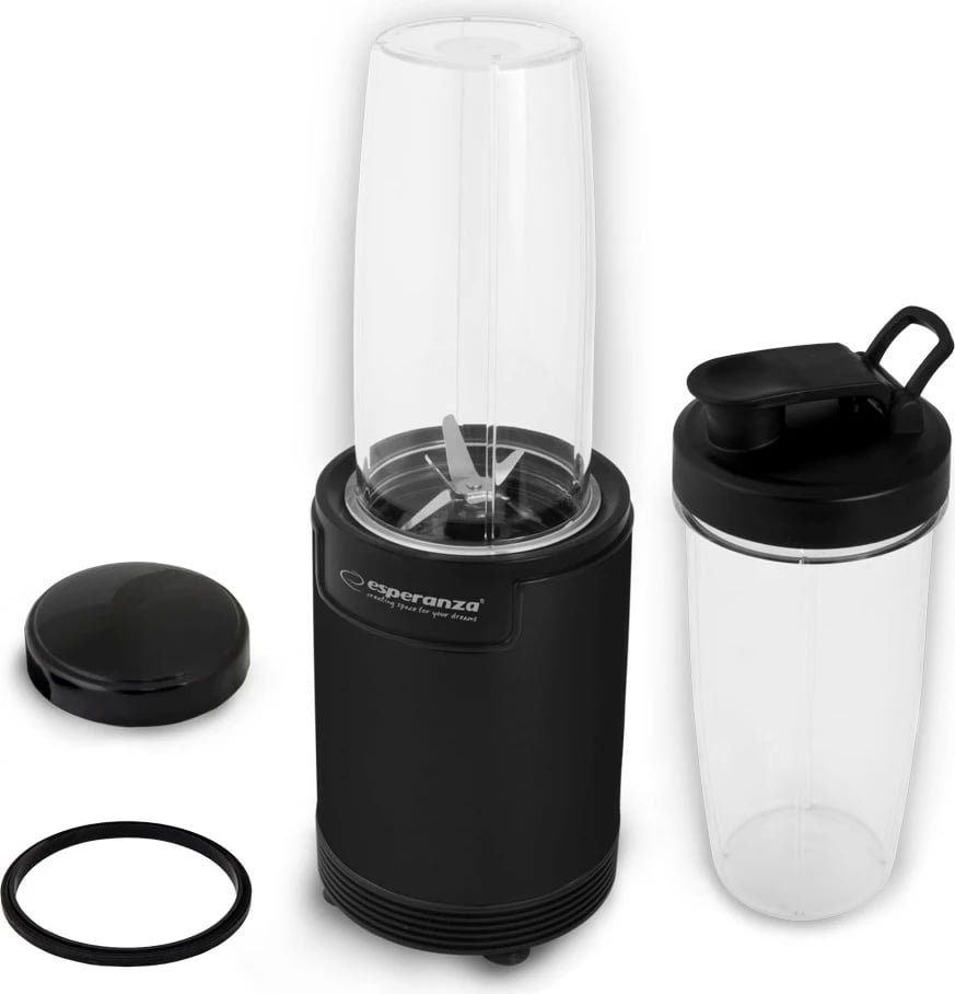 Blender për smoothie Esperanza EKM029, 6 në 1, 700W, i zi