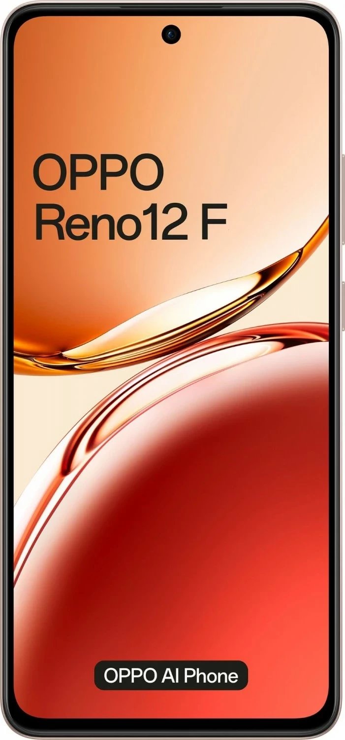 Celular OPPO Reno 12 F 8/256GB, portokalli