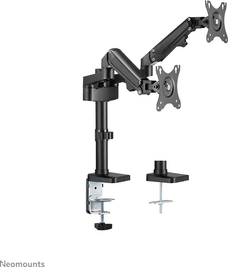 Krah monitori Neomounts DS70-750BL2, Clamp/Grommet, 7 kg, 43.2 cm (17"), 68.6 cm (27"), 100 x 100 mm, E zezë