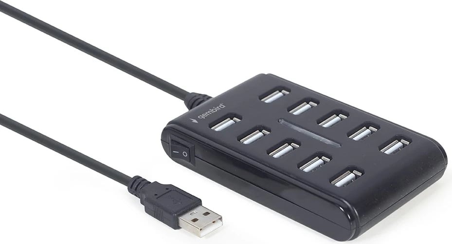 Hub USB Gembird UHB-U2P10P-01, 10 porte, i zi 