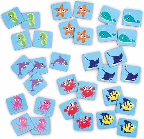 Set lodër për fëmijë Addo Games Ocean Friends Snap Mini Card Game