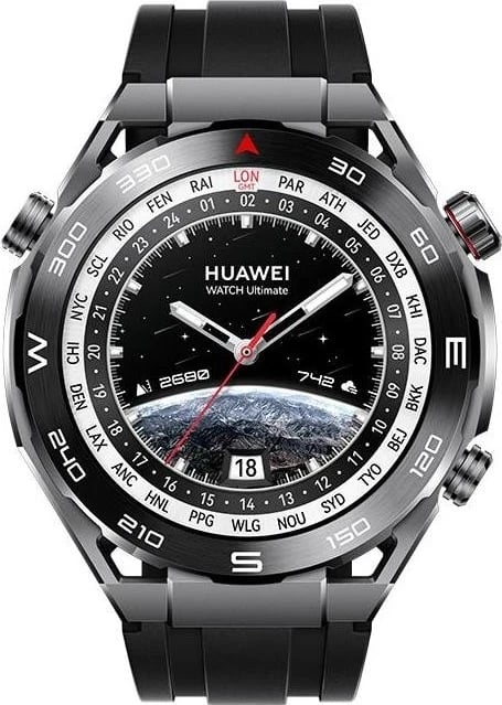 Smartwatch Huawei Watch Ultimate, 49mm, e zezë 