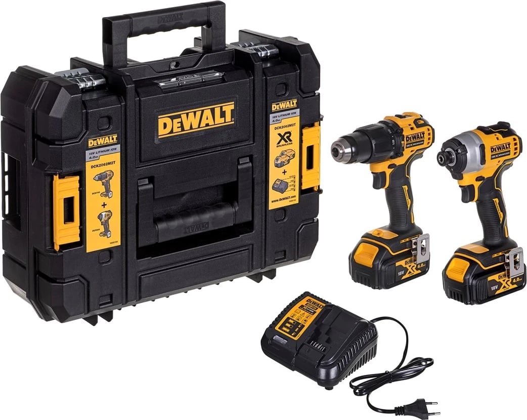 Set Veglash pa kabllo DeWalt DCK2062M2T (DCD709+DCF809) 18V 2X4.0AH