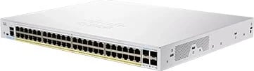 Switch Cisco CBS350-48FP-4G-EU, i menaxhuar, L2/L3, Gigabit Ethernet, Argjendtë