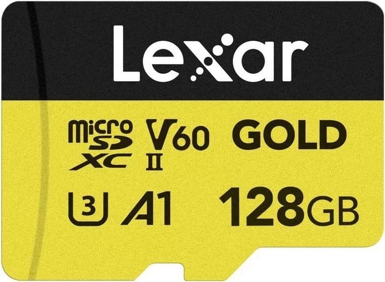 Kartelë Lexar 128GB microSDXC Professional GOLD UHS-II