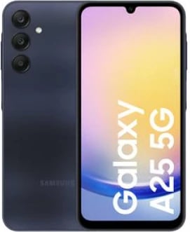 Celular Samsung Galaxy A25, 6.5", 6+128GB, DS, 5G, i kaltër 