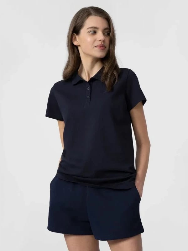 Maicë polo për femra 4F, blu marine