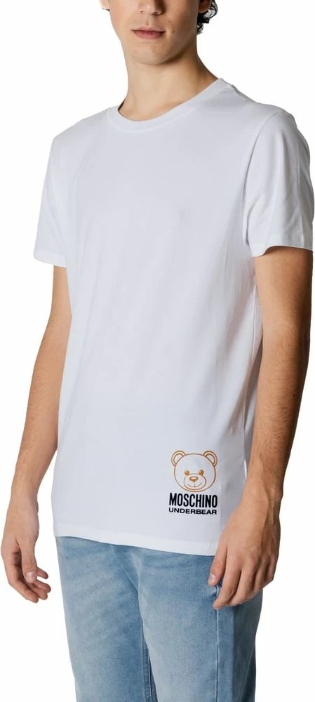 Maicë për meshkuj Moschino, e bardhë