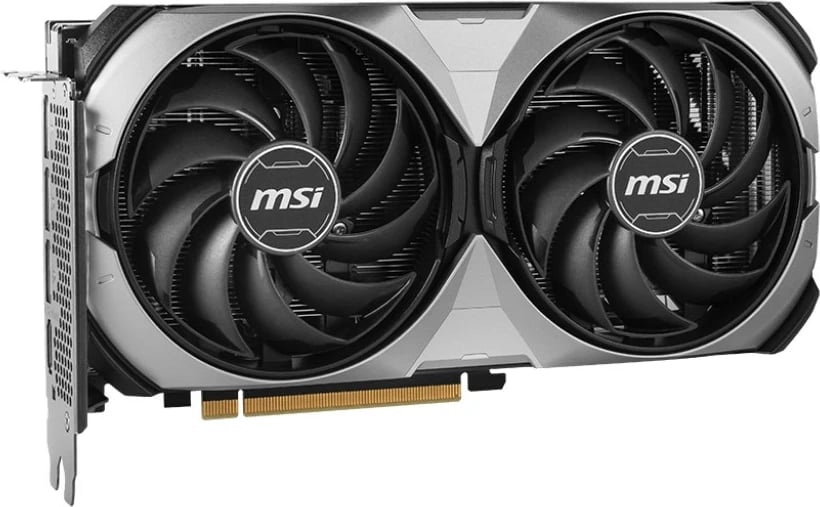 Kartelë grafike MSI VENTUS GeForce RTX 4070 2X E1 12G OC, 12 GB GDDR6, Argjendtë