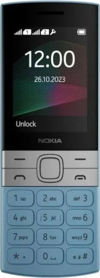 Celular Nokia 150 (2023) TA-1582, 4G LTE, 32GB, Niebieski