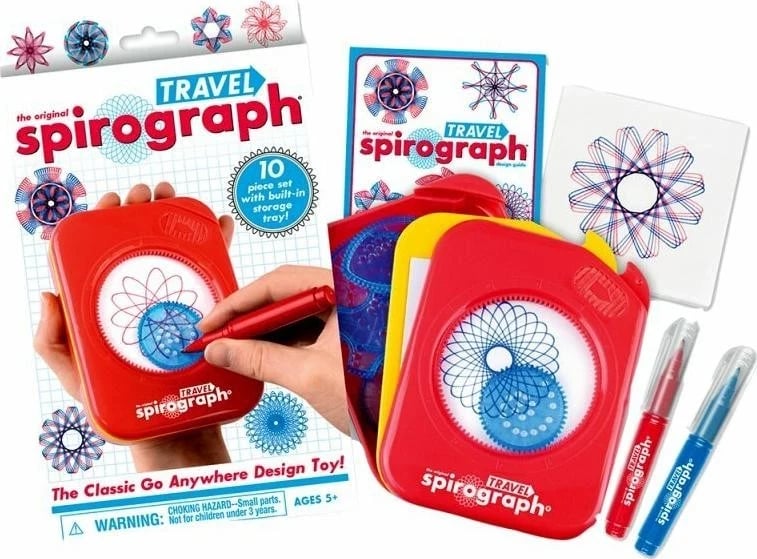 Seti Artistik për Udhëtim Spirograph 1020Z, blu