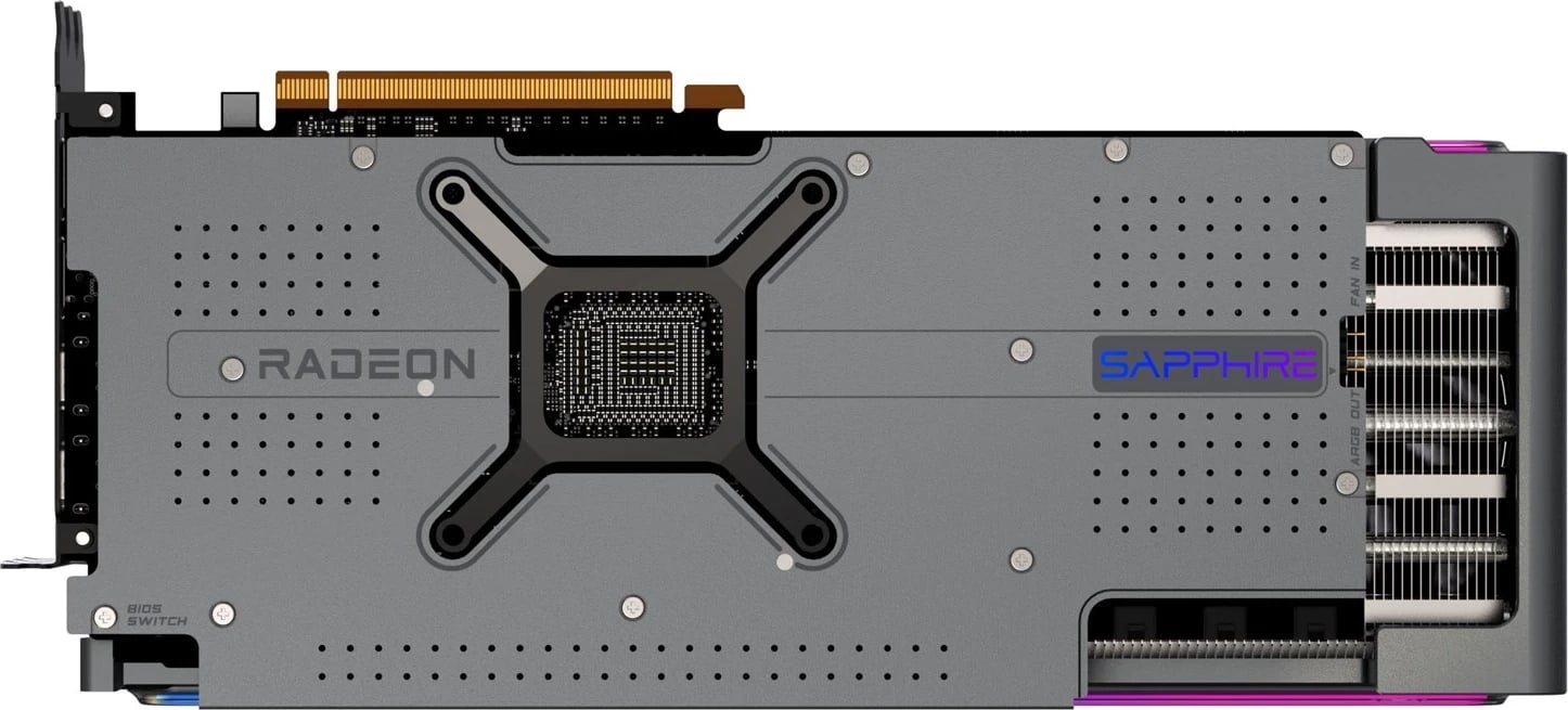 Kartelë grafike Sapphire NITRO+ Radeon RX 7900 XTX Vapor-X, 24 GB GDDR6, Argjendtë