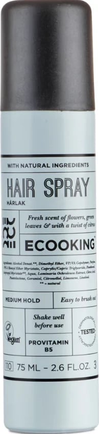 Sprej për flokë Ecooking, 75 ml