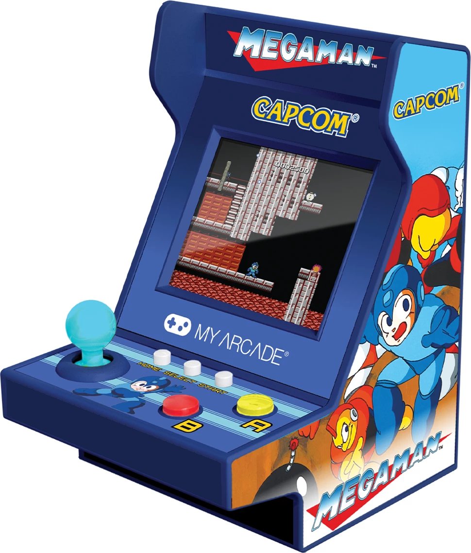 Paisje portative lojërash Megaman, My Arcade Pico Player, 3.7", 6 lojëra