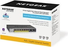 Switch NETGEAR GS110TP Managed L2/L3/L4 Gigabit Ethernet PoE Gri