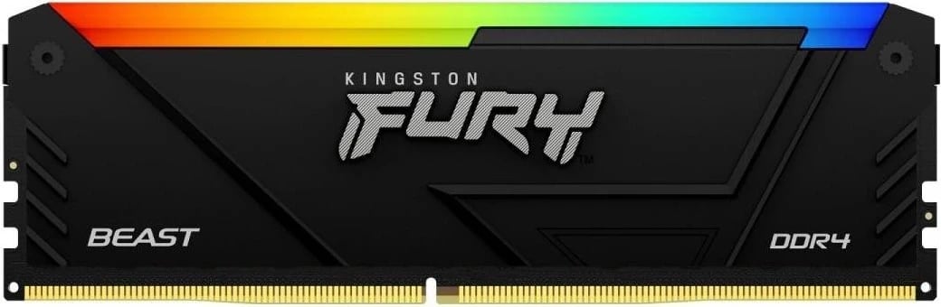 RAM Memorje Kingston FURY Beast RGB 16GB, 3200MHz DDR4