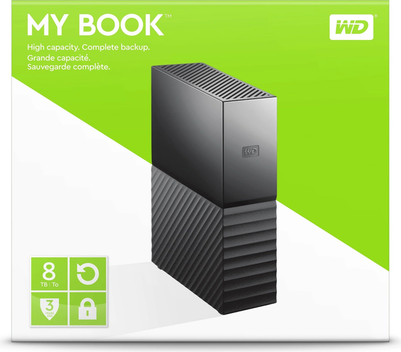 Hard disk Western Digital My Book, 8 TB, 3.5", 3.2 Gen 1 (3.1 Gen 1), i zi