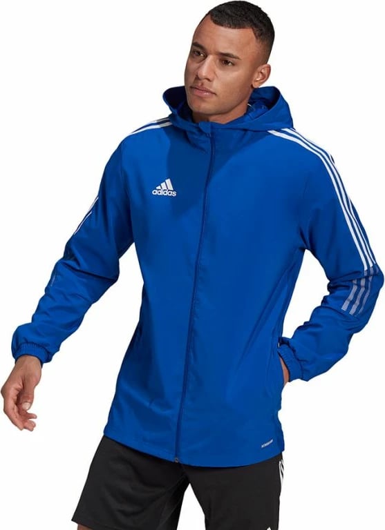 Duks për meshkuj adidas Tiro 21 Windbreaker, e kaltër 