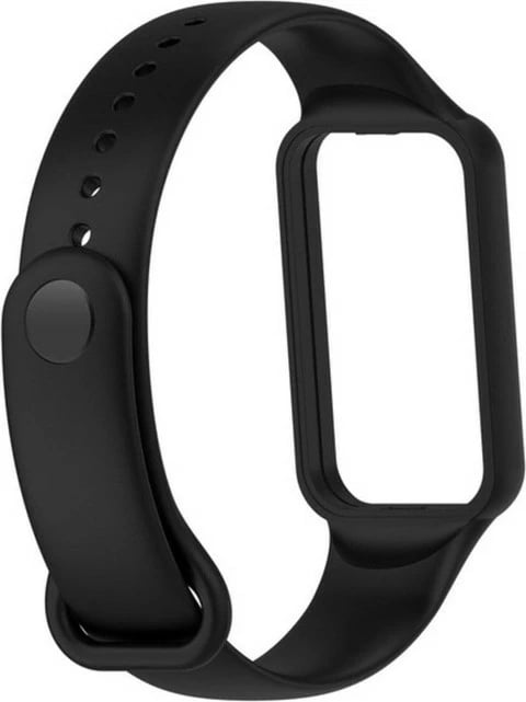 Rrip silikoni Megafox Teknoloji për Xiaomi Redmi Smart Band 2 & Amazfit Band 7, portokalli